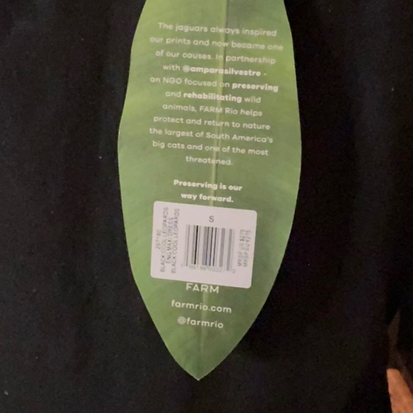 FARM Rio Vibrant Long Sleeve Dress w small call out. N - Picture 2 of 5